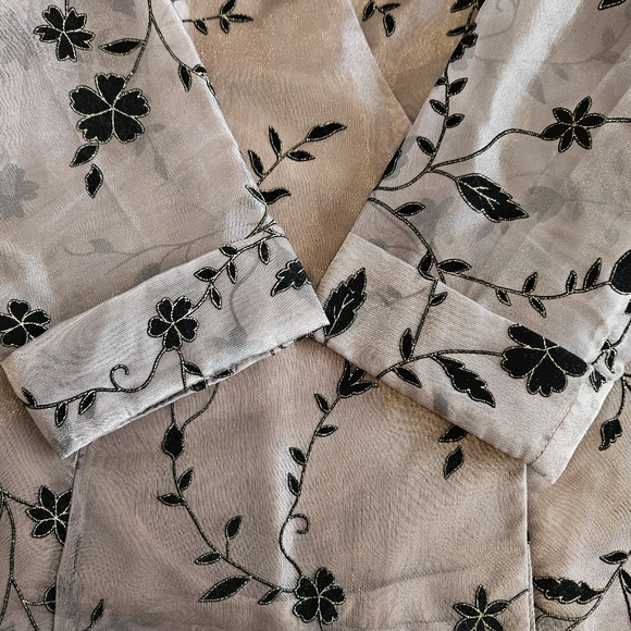 Vintage 80s shimmer evening jacket - Picture 3 of 8